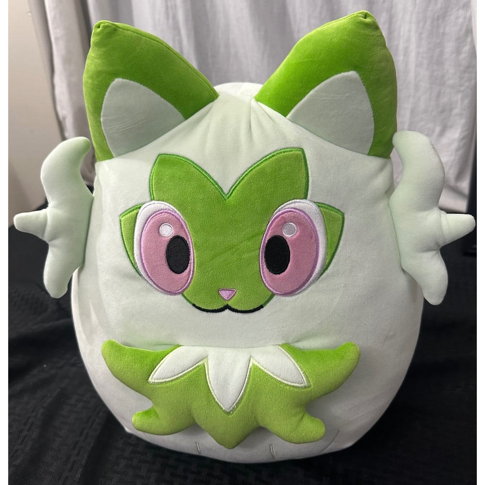 Pokemon Sprigatito Squishmallows 20" Jumbo Plush NWT Large Jazwares RARE Kawaii